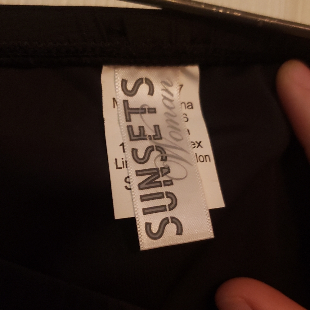 Sunsets Separates Black Skirted Bathing Suit Bottom NWT - Picture 6 of 9